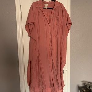 Free People t shirt maxi dress